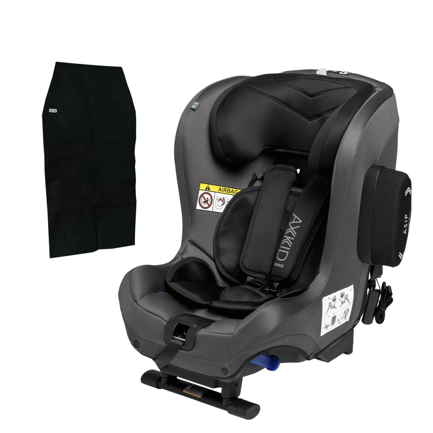 Axkid Minikid 2 - Granite & Free Seat Protector 3 Axkid Minikid 2 - Granite & Free Seat Protector