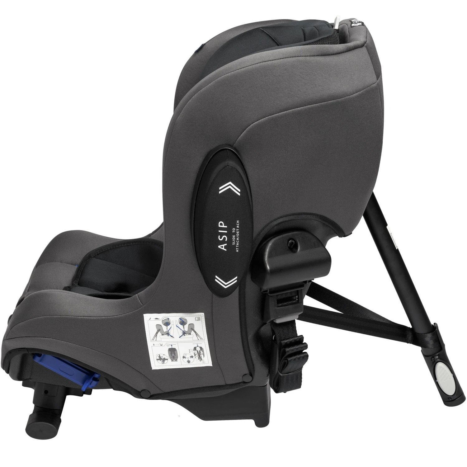 Axkid Minikid 2 - Granite & Free Seat Protector 6 Axkid Minikid 2 - Granite & Free Seat Protector - Image 4