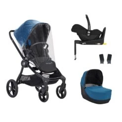 Baby Jogger City Sights Cabriofix I-Size Bundle - Deep Teal