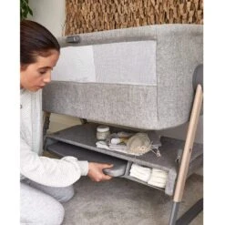 Mamas & Papas Lua Bedside Crib -Baby Products Store babys mart bclupg100 29410078392515