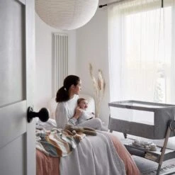 Mamas & Papas Lua Bedside Crib -Baby Products Store babys mart bclupg100 29410078458051