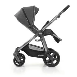 BabyStyle Oyster3 Pram & Carrycot Fossil/Gun Metal -Baby Products Store babystyle baby prams babystyle oyster 3 carrycot and fossil gun metal 10901 gm fos 36856032854237