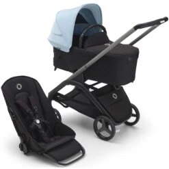 Bugaboo Dragonfly Complete Bundle - Graphite/Midnight Black/Skyline Blue -Baby Products Store bugaboo baby prams 13812 gra mid sky 39184027549917