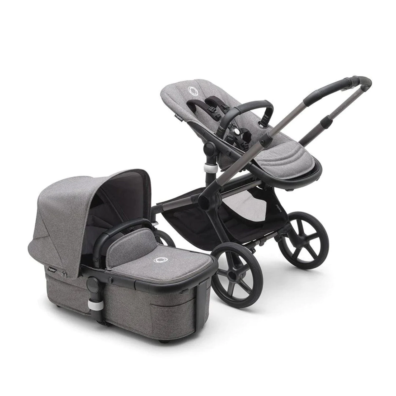 Bugaboo Fox 5 Complete Stroller - Grey Melange 3 Bugaboo Fox 5 Complete Stroller - Grey Melange