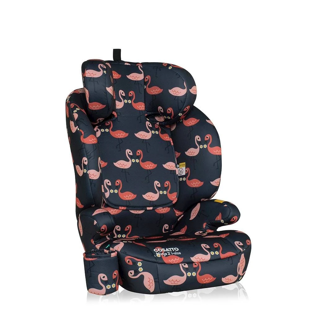 Cosatto Ninja 2 I-Size Group 2,3 Car Seat - Pretty Flamingo 6 Cosatto Ninja 2 I-Size Group 2,3 Car Seat - Pretty Flamingo - Image 4
