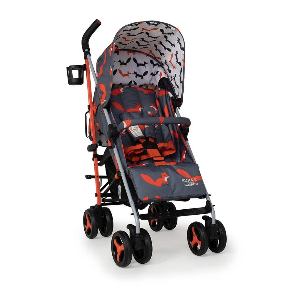 Cosatto Supa 3 Pushchair Charcoal Mister Fox 4 Cosatto Supa 3 Pushchair Charcoal Mister Fox - Image 2