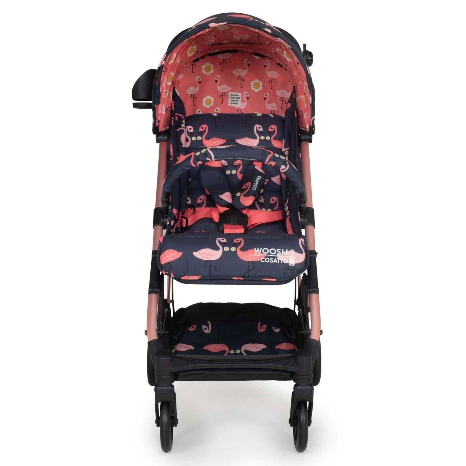 Cosatto Woosh 3 Stroller Pretty Flamingo 6 Cosatto Woosh 3 Stroller Pretty Flamingo - Image 4