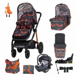 Cosatto Wow 2 Acorn Everything Travel System Charcoal Mister Fox