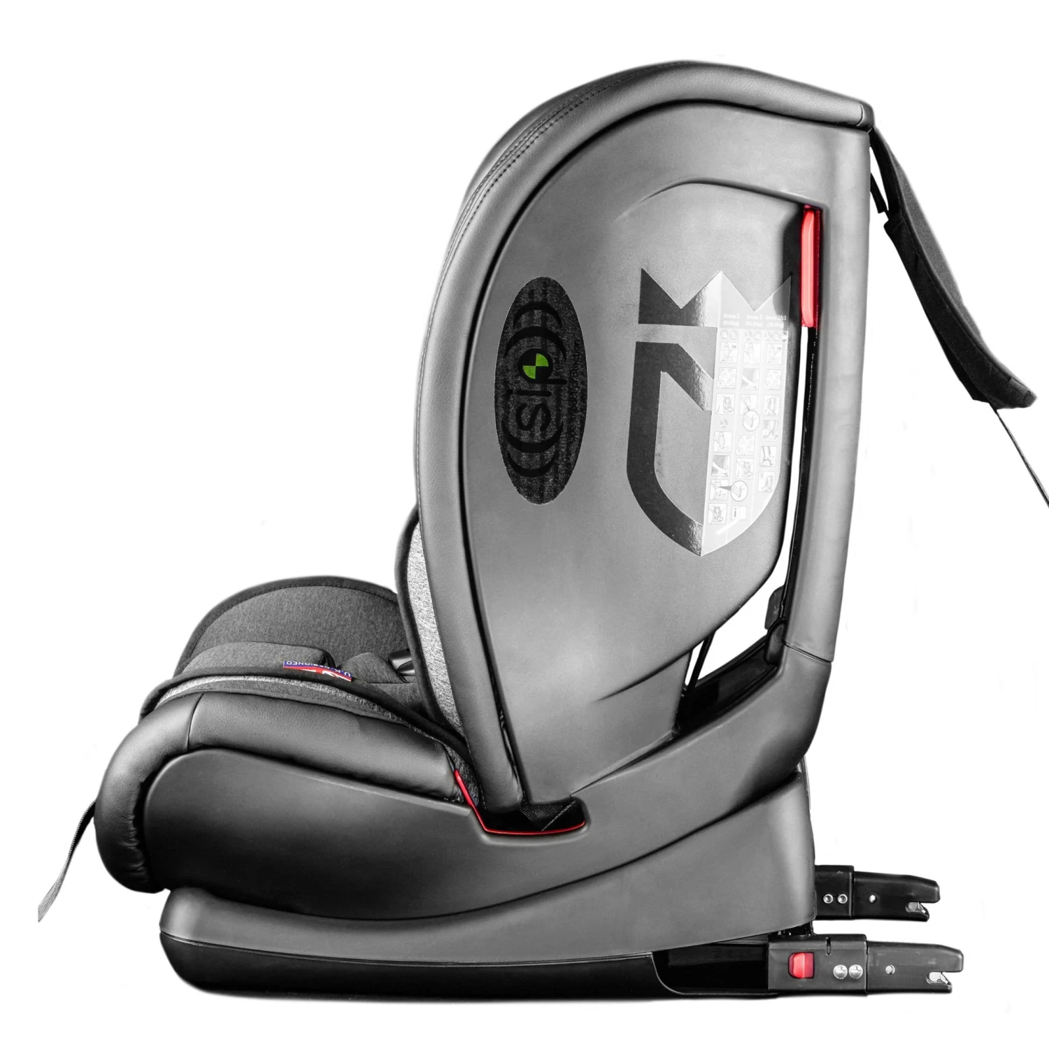 Cozy N Safe Excalibur Group 1/2/3 25kg Harness Car Seat In Graphite 5 Cozy N Safe Excalibur Group 1/2/3 25kg Harness Car Seat In Graphite - Image 3