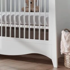 CuddleCo Clara Cot Bed In White -Baby Products Store cuddleco cot beds 36506064060637