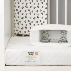 CuddleCo Enzo Cotbed - Truffle Oak/White -Baby Products Store cuddleco cot beds 38534636011741