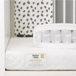 CuddleCo Enzo Cotbed - Truffle Oak/White -Baby Products Store cuddleco cot beds 38534636044509