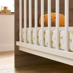 CuddleCo Enzo Cotbed - Truffle Oak/White -Baby Products Store cuddleco cot beds 38534636962013