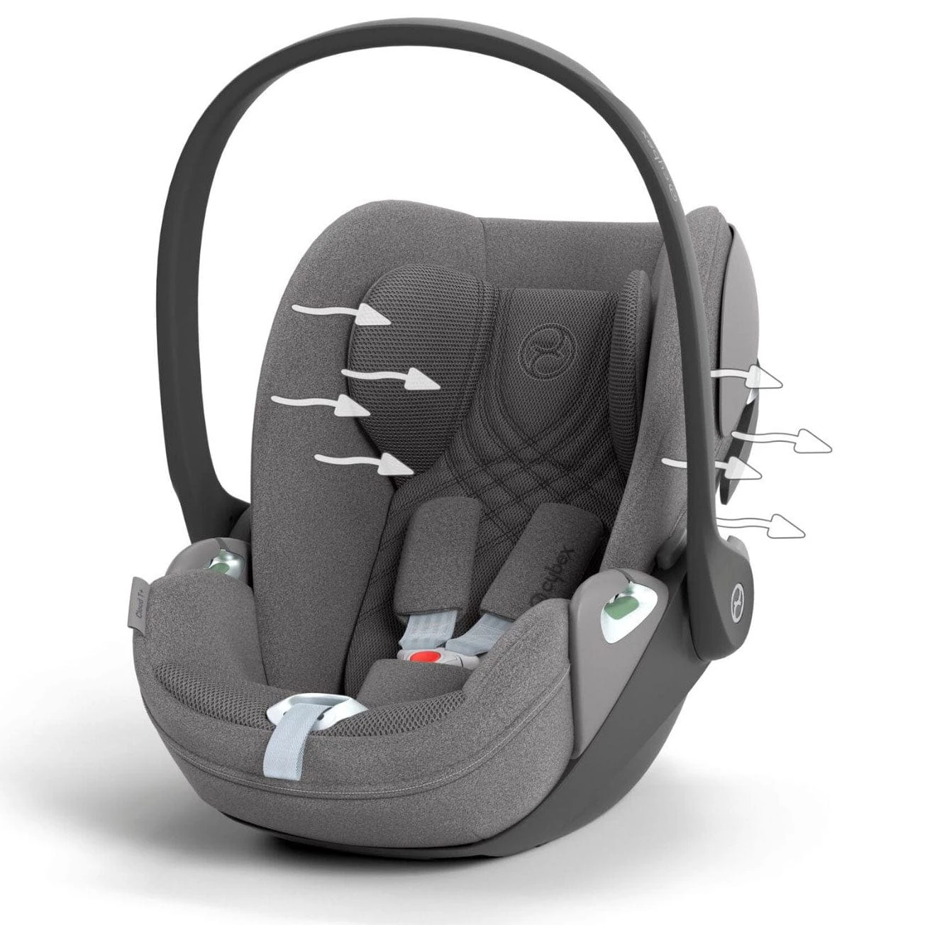 Cybex Cloud T PLUS I-Size Car Seat - Mirage Grey 4 Cybex Cloud T PLUS I-Size Car Seat - Mirage Grey - Image 2