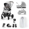 Cybex Balios S Lux Essential Bundle - Silver/Lava Grey -Baby Products Store cybex baby prams 12751 slv lav gry 38771243548893