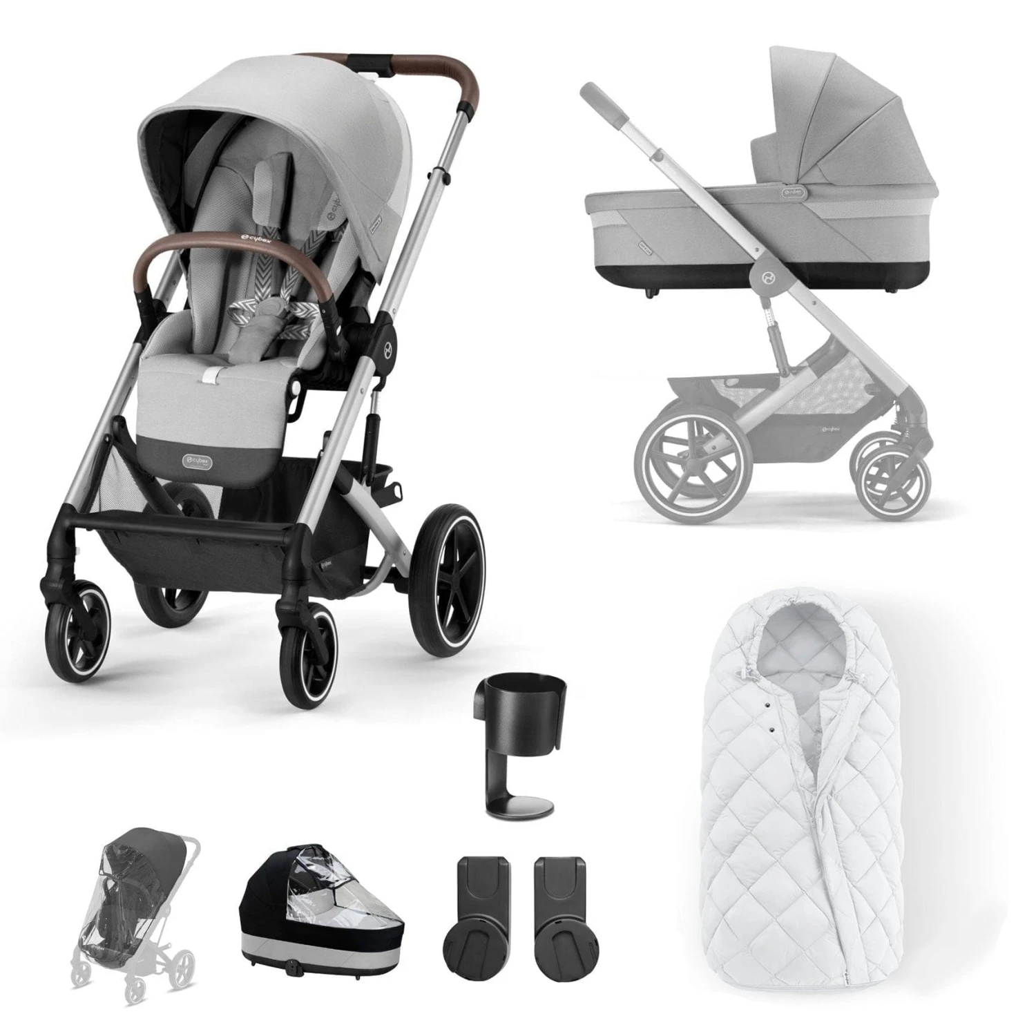 Cybex Balios S Lux Essential Bundle - Silver/Lava Grey 3 Cybex Balios S Lux Essential Bundle - Silver/Lava Grey