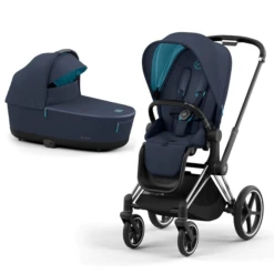 Cybex Priam & Lux Cot (2022) In Nautical Blue -Baby Products Store cybex baby prams cybex priam pram with lux cot nautical blue baby s mart 11230 ch blk nau 36924793225437