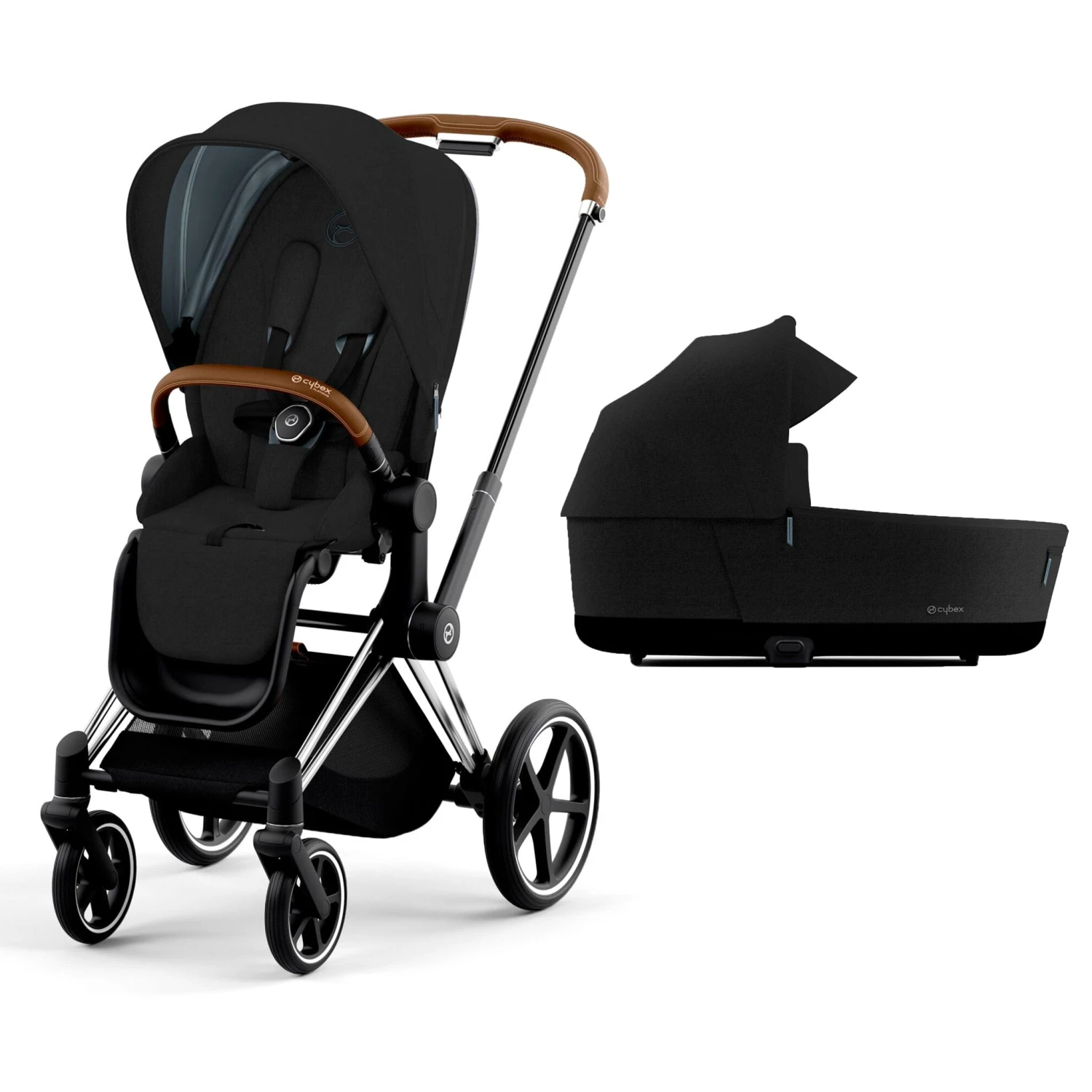 Cybex Priam & Lux Cot (2022) In Stardust Black Plus 4 Cybex Priam & Lux Cot (2022) In Stardust Black Plus - Image 2