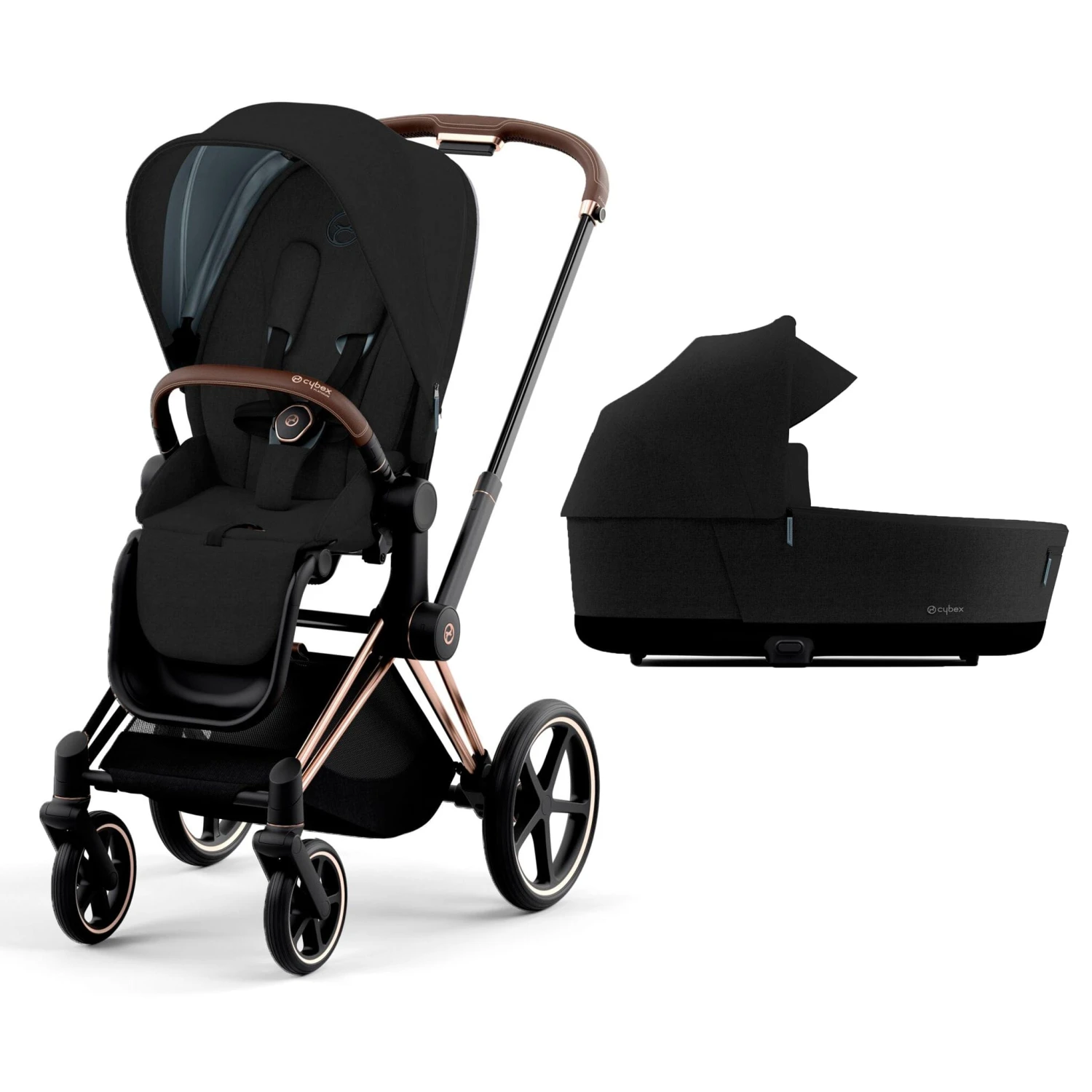 Cybex Priam & Lux Cot (2022) In Stardust Black Plus 6 Cybex Priam & Lux Cot (2022) In Stardust Black Plus - Image 4