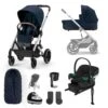 Cybex Balios S Lux Comfort Bundle - Silver/Ocean Blue -Baby Products Store cybex travel systems 127455 slv oce blu 38738170314973