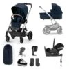 Cybex Balios S Lux Luxury Bundle - Silver/Ocean Blue -Baby Products Store cybex travel systems 127460 slv oce blu 39354684768477