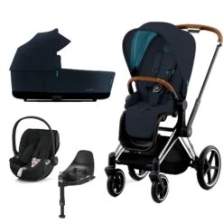 Cybex Priam Travel System (2022) - Nautical Blue -Baby Products Store cybex travel systems cybex priam travel system 2022 nautical blue baby s mart 11362 ch brn nau blu 1 38221493993693