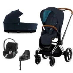 Cybex Priam Travel System (2022) - Nautical Blue -Baby Products Store cybex travel systems cybex priam travel system 2022 nautical blue baby s mart 11362 ch brn nau blu 2 38221494550749