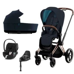 Cybex Priam Travel System (2022) - Nautical Blue -Baby Products Store cybex travel systems cybex priam travel system 2022 nautical blue baby s mart 11364 ros gol nau blu 2 38221496221917
