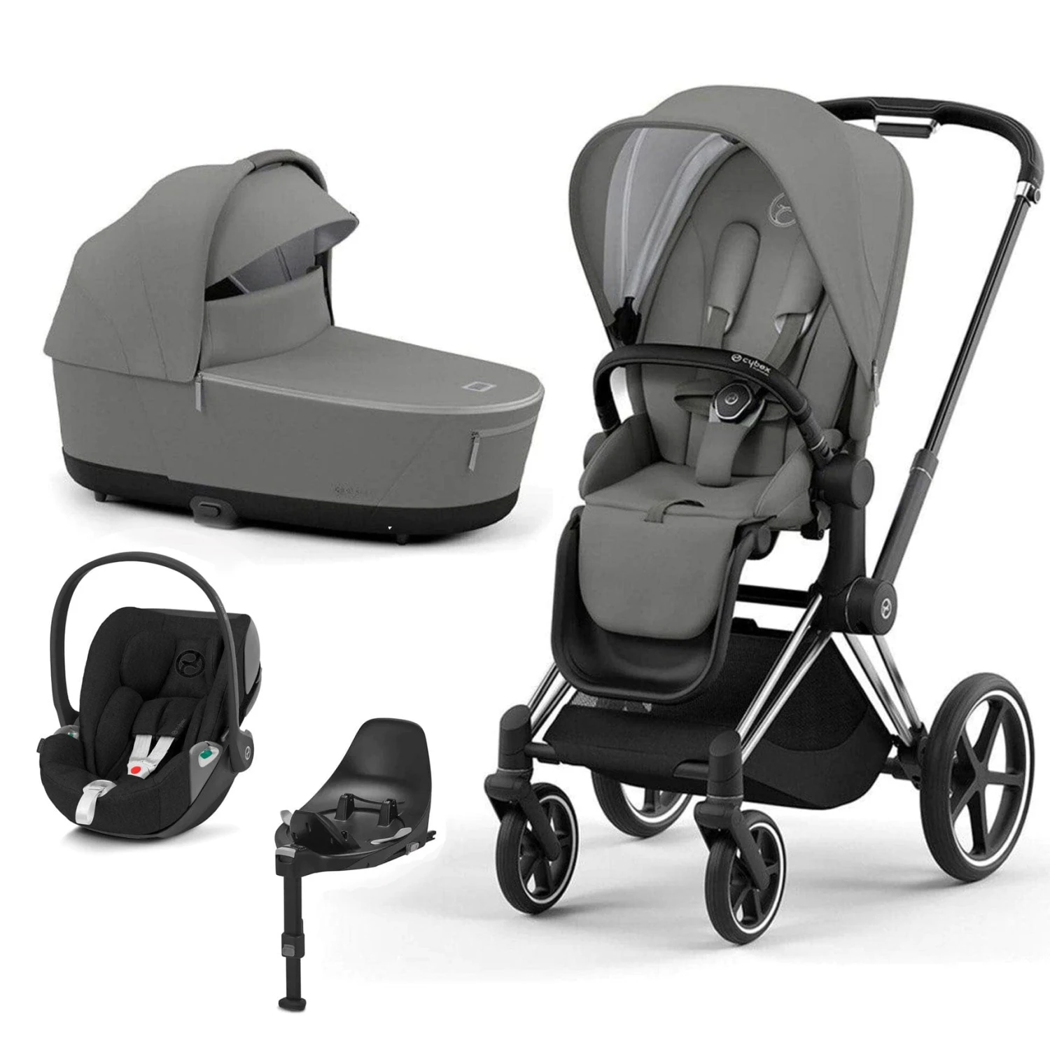 Cybex Priam Travel System (2022) - Soho Grey 4 Cybex Priam Travel System (2022) - Soho Grey - Image 2