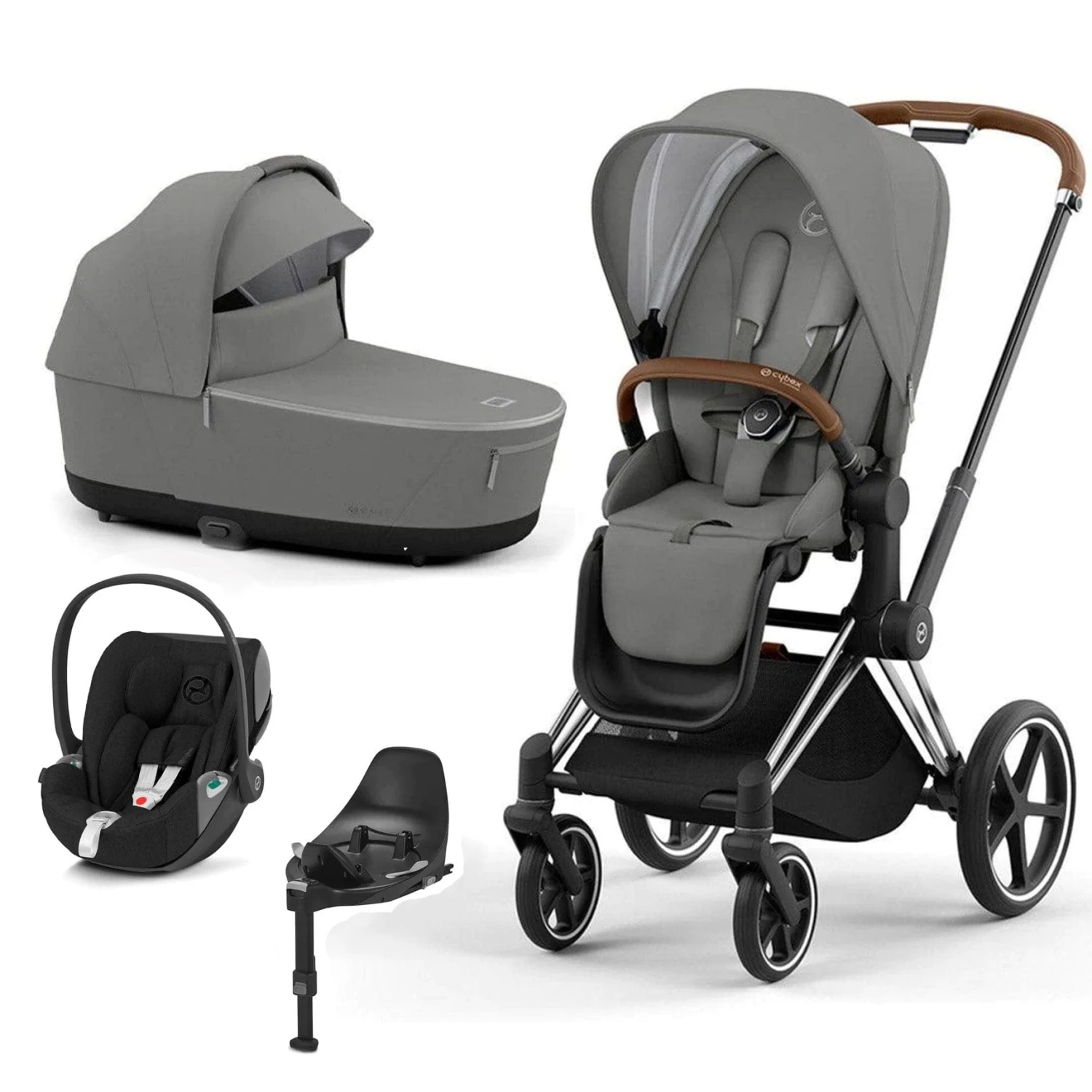Cybex Priam Travel System (2022) - Soho Grey 6 Cybex Priam Travel System (2022) - Soho Grey - Image 4