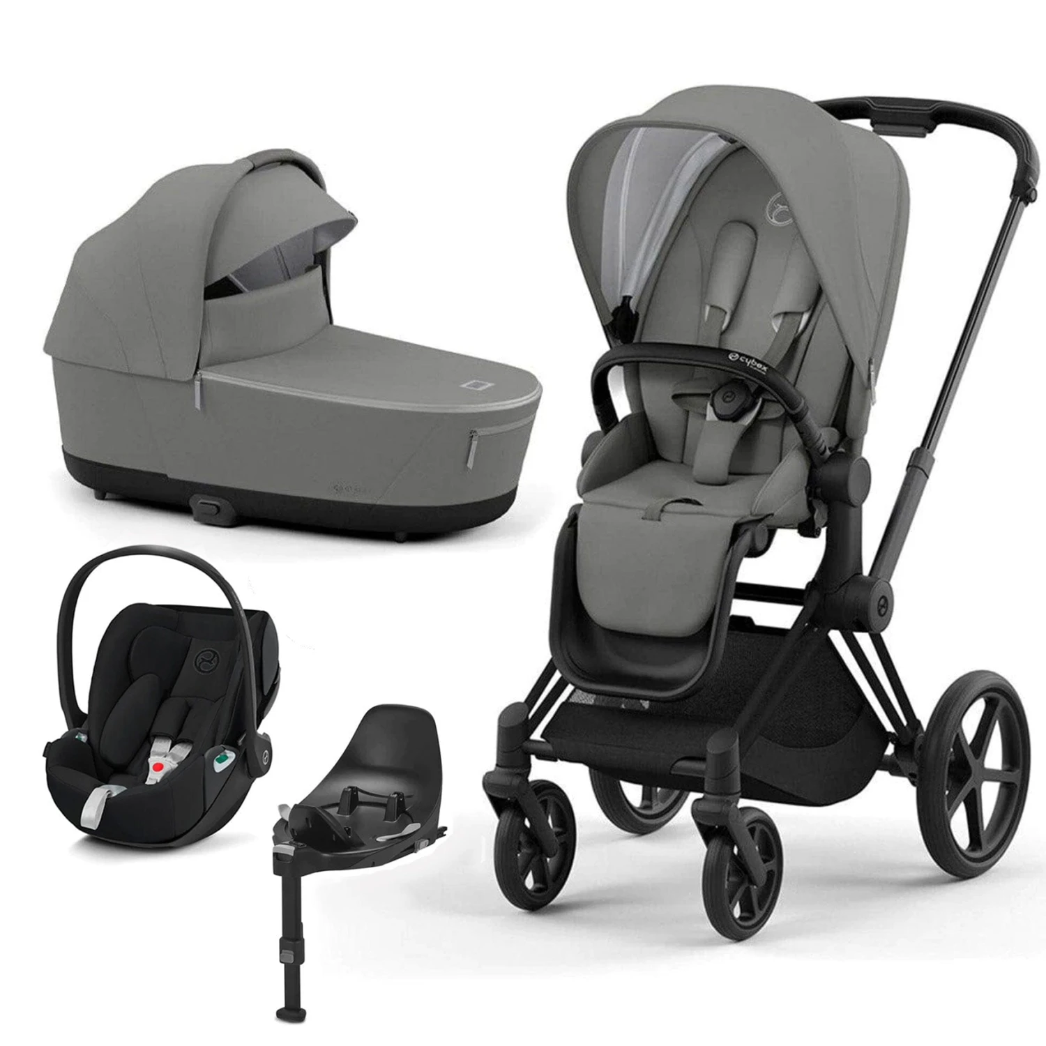 Cybex Priam Travel System (2022) - Soho Grey 7 Cybex Priam Travel System (2022) - Soho Grey - Image 5