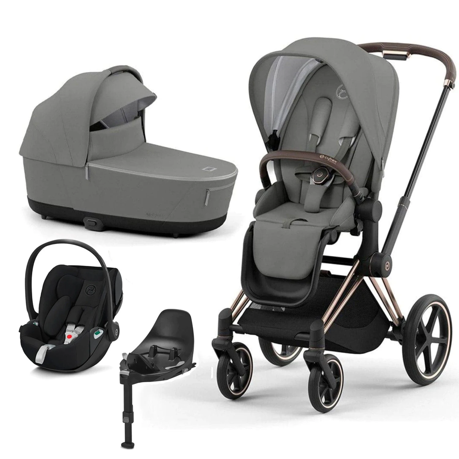 Cybex Priam Travel System (2022) - Soho Grey 9 Cybex Priam Travel System (2022) - Soho Grey - Image 7