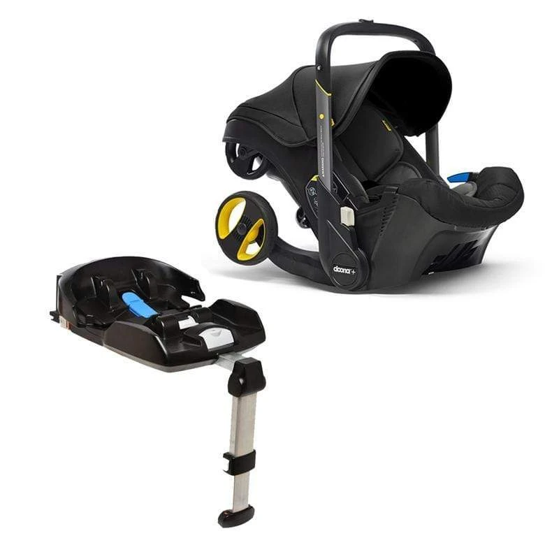 Doona Car Seat Stroller Nitro Black With ISOFIX Base Bundle 3 Doona Car Seat Stroller Nitro Black With ISOFIX Base Bundle