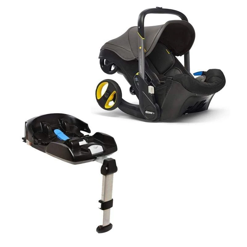 Doona Car Seat Stroller Urban Grey With ISOFIX Base Bundle 3 Doona Car Seat Stroller Urban Grey With ISOFIX Base Bundle