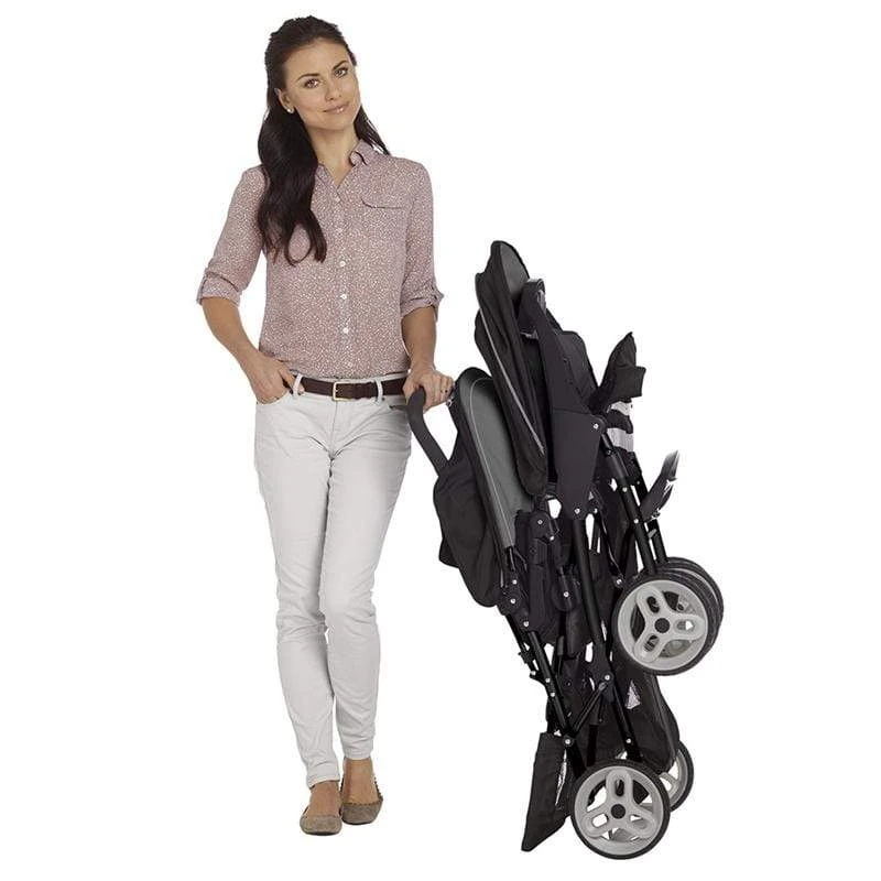 Graco Stadium Duo Tandem Stroller Black/Grey 7 Graco Stadium Duo Tandem Stroller Black/Grey - Image 5