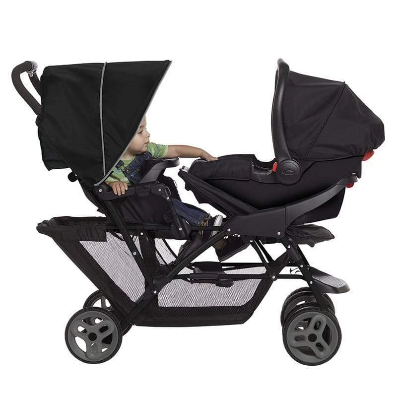 Graco Stadium Duo Tandem Stroller Black/Grey 6 Graco Stadium Duo Tandem Stroller Black/Grey - Image 4