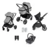 Ickle Bubba Comet 3-in-1 Travel System With Astral Car Seat - Space Grey