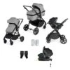 Ickle Bubba Comet All-in-One I-Size Travel System With Isofix Base - Space Grey 1 Ickle Bubba Comet All-in-One I-Size Travel System With Isofix Base - Space Grey -Baby Products Store ickle bubba baby prams 10 008 300 014 38702843461853