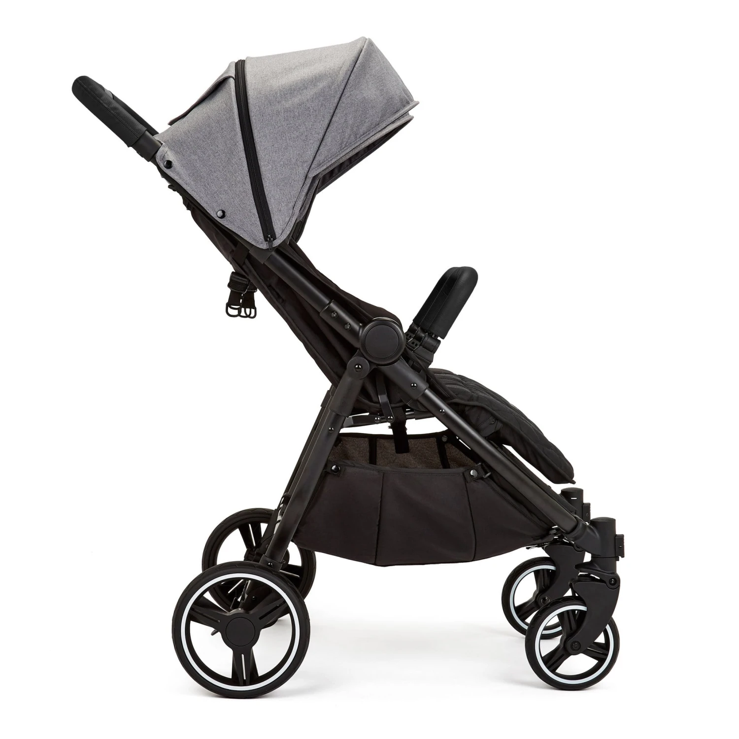 Ickle Bubba Venus Max Double Stroller Black/Space Grey/Black 8 Ickle Bubba Venus Max Double Stroller Black/Space Grey/Black - Image 6