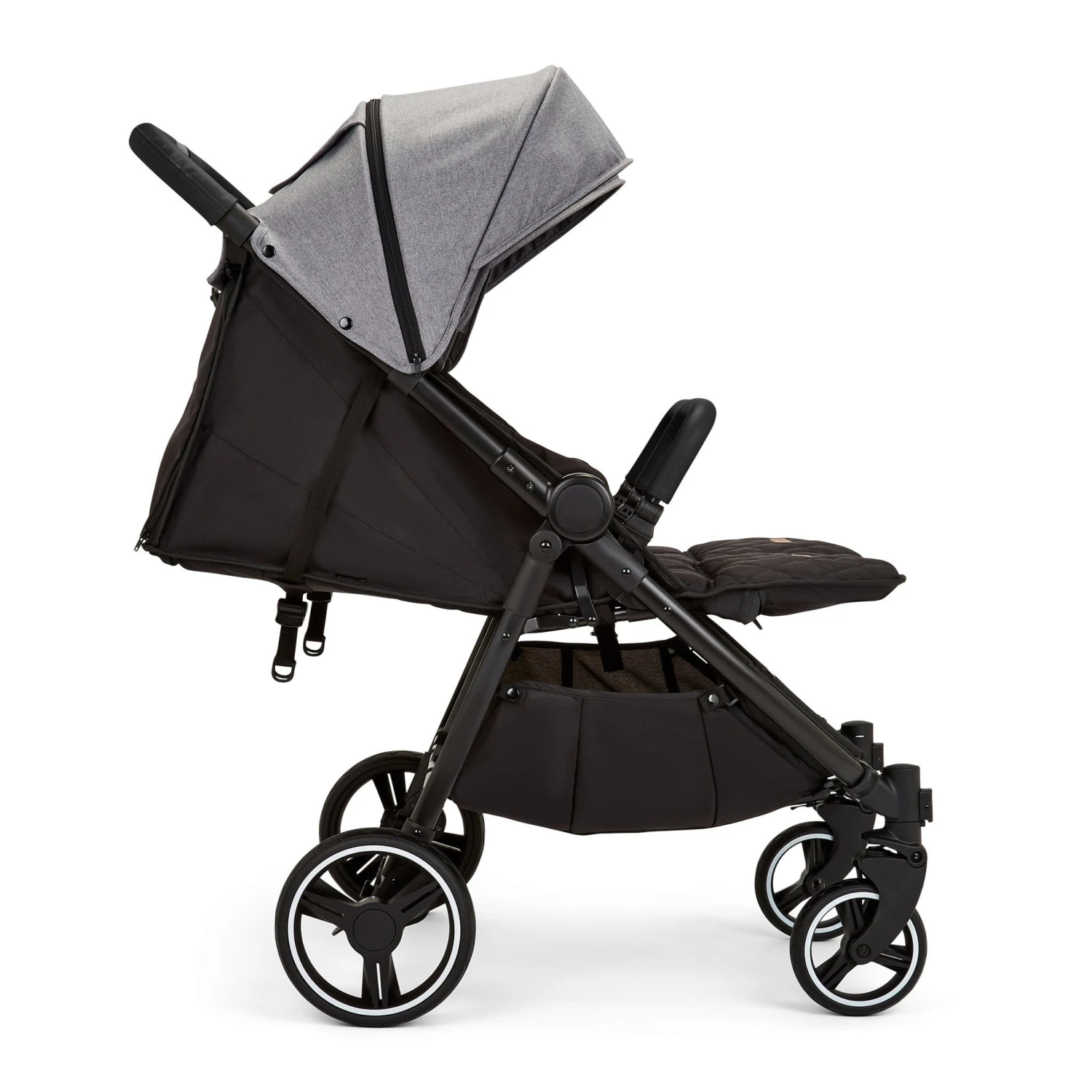 Ickle Bubba Venus Max Double Stroller Black/Space Grey/Black 9 Ickle Bubba Venus Max Double Stroller Black/Space Grey/Black - Image 7