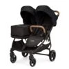 Ickle Bubba Venus Prime Double Stroller Black/Black/Tan -Baby Products Store ickle bubba double buggies 16 004 300 003 29158193201347