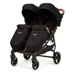 Ickle Bubba Venus Prime Double Stroller Black/Black/Tan -Baby Products Store ickle bubba double buggies 16 004 300 003 29158194020547