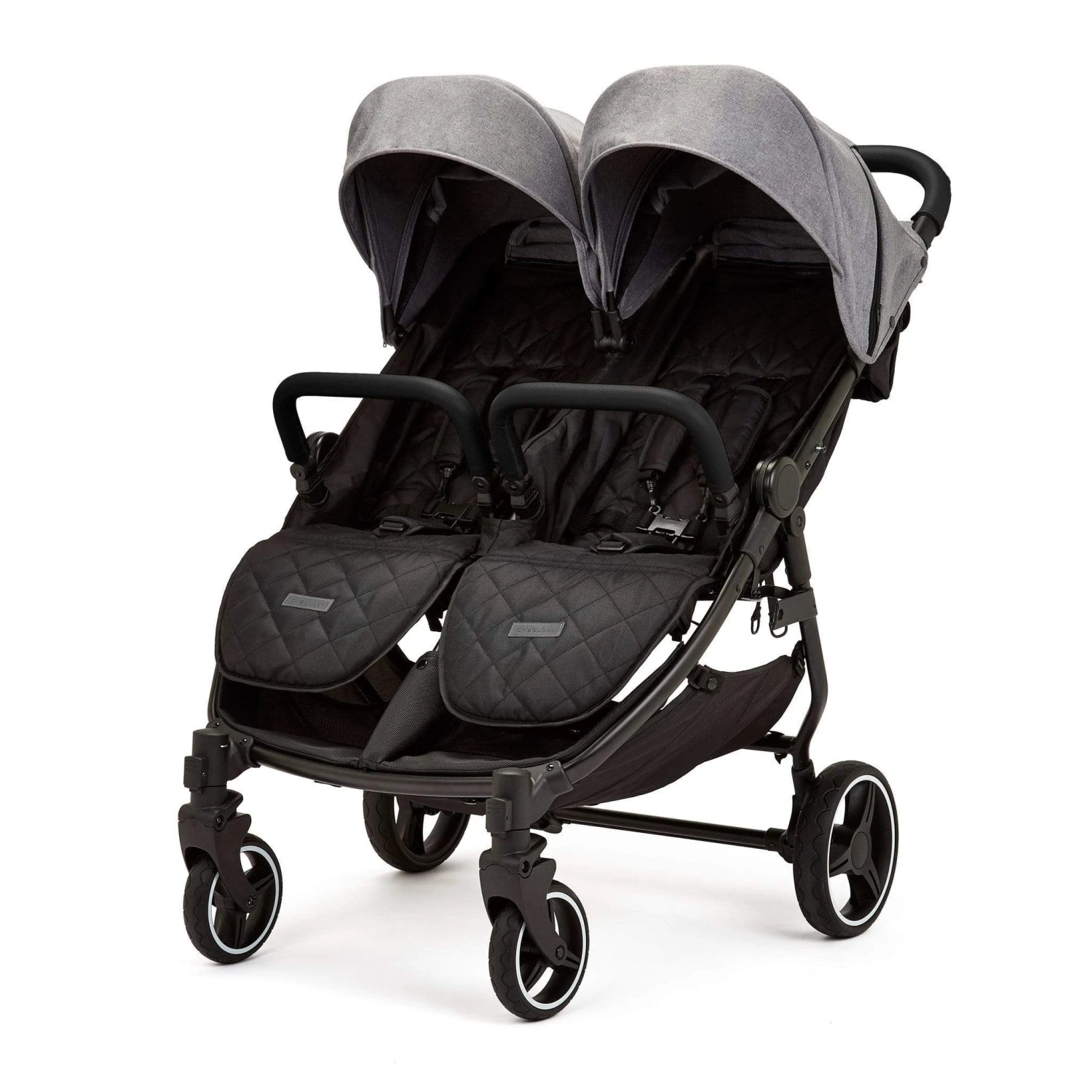 Ickle Bubba Venus Prime Double Stroller Black/Space Grey/Black 5 Ickle Bubba Venus Prime Double Stroller Black/Space Grey/Black - Image 3