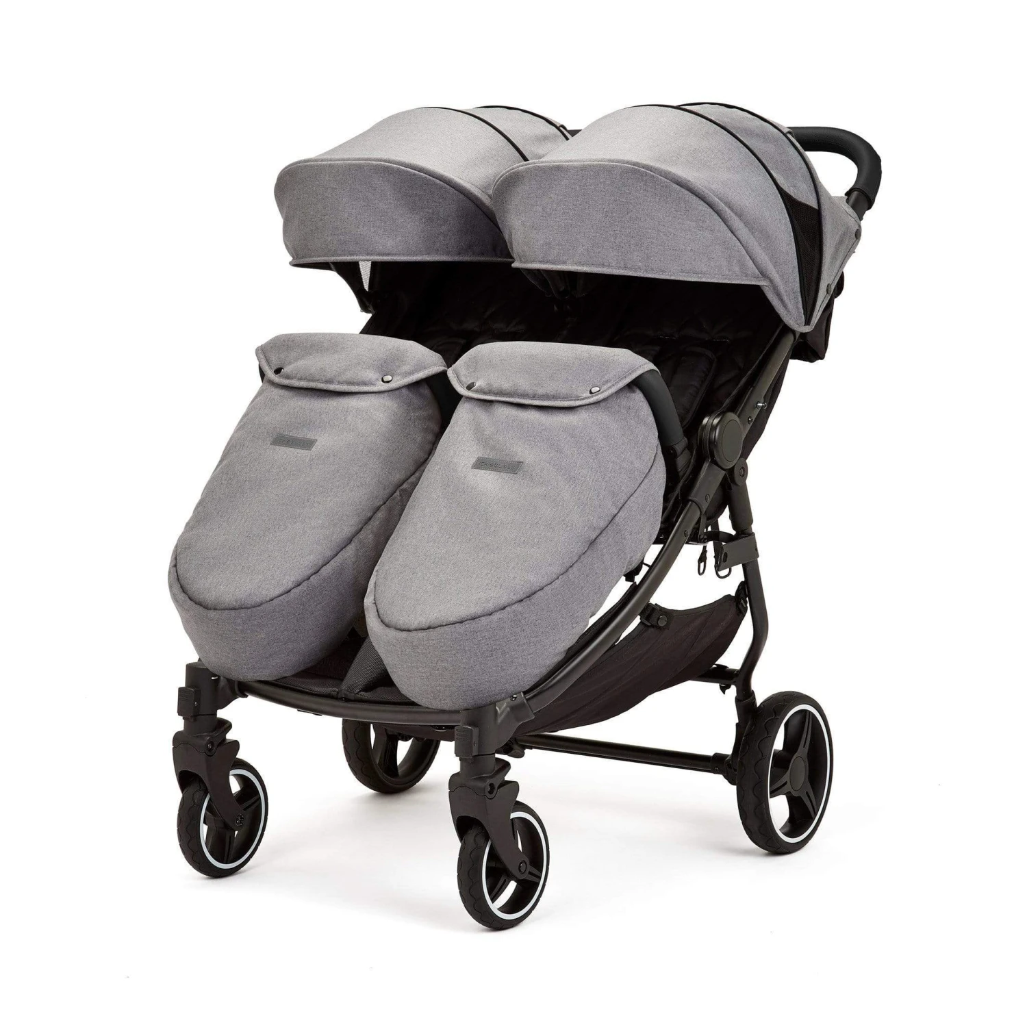Ickle Bubba Venus Prime Double Stroller Black/Space Grey/Black 8 Ickle Bubba Venus Prime Double Stroller Black/Space Grey/Black - Image 6