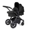 Ickle Bubba Stomp Luxe 2 In 1 Plus Pushchair & Carrycot - Black/Midnight/Black -Baby Products Store ickle bubba travel systems 10 003 001 202 38731189813469