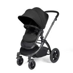 Ickle Bubba Stomp Luxe 2 In 1 Plus Pushchair & Carrycot - Black/Midnight/Black -Baby Products Store ickle bubba travel systems 10 003 001 202 38731190304989