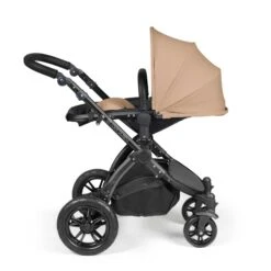 Ickle Bubba Stomp Luxe 2 In 1 Plus Pushchair & Carrycot - Black/Desert/Black -Baby Products Store ickle bubba travel systems 10 003 001 208 38731187749085