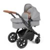 Ickle Bubba Stomp Luxe 2 In 1 Plus Pushchair & Carrycot - Black/Pearl Grey/Tan -Baby Products Store ickle bubba travel systems 10 003 001 211 38731194073309