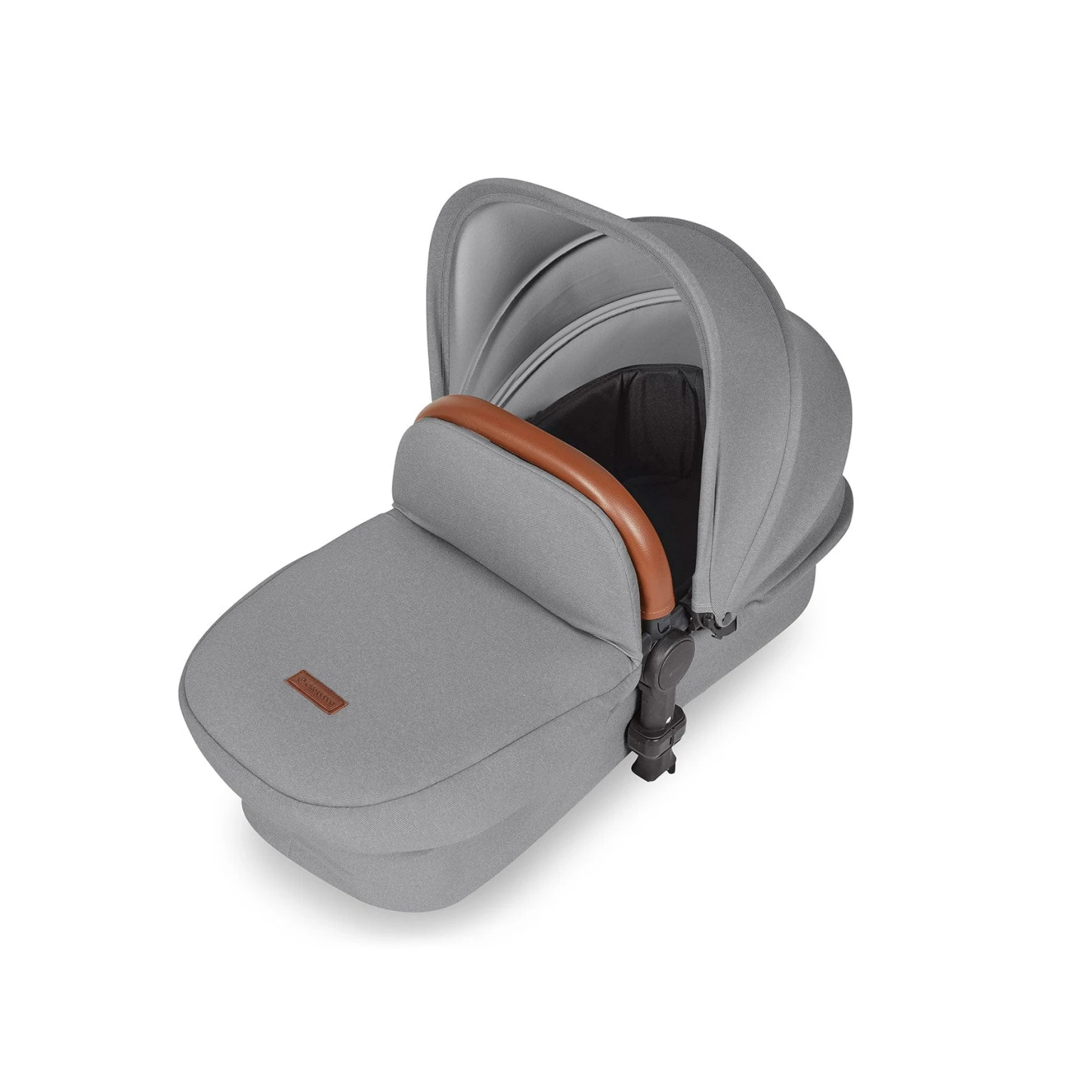 Ickle Bubba Stomp Luxe 2 In 1 Plus Pushchair & Carrycot - Black/Pearl Grey/Tan 11 Ickle Bubba Stomp Luxe 2 In 1 Plus Pushchair & Carrycot - Black/Pearl Grey/Tan - Image 9