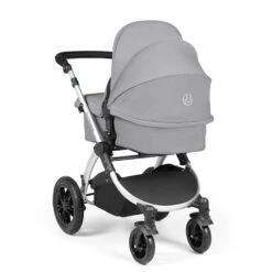 Ickle Bubba Stomp Luxe 2 In 1 Plus Pushchair & Carrycot - Silver/Pearl Grey/Black -Baby Products Store ickle bubba travel systems 10 003 001 259 38731209900253